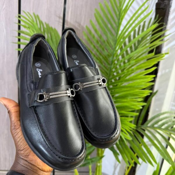 BOY LEATHER SCHOOL SHOE
