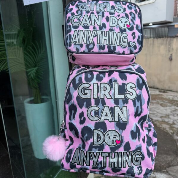 GIRLS CAN DO ANYTING SCHOOL BAG